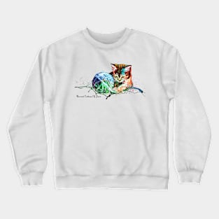 Baronet Catticus Of Yarn Crewneck Sweatshirt